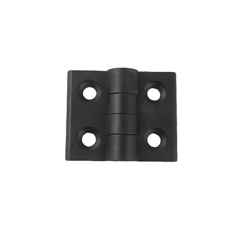Black Plastic Reinforced Countersunk Hole Bearing Hinge