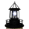 Enajucy Solar Lighthouse Rotating Light - 360 Degree Light Houses