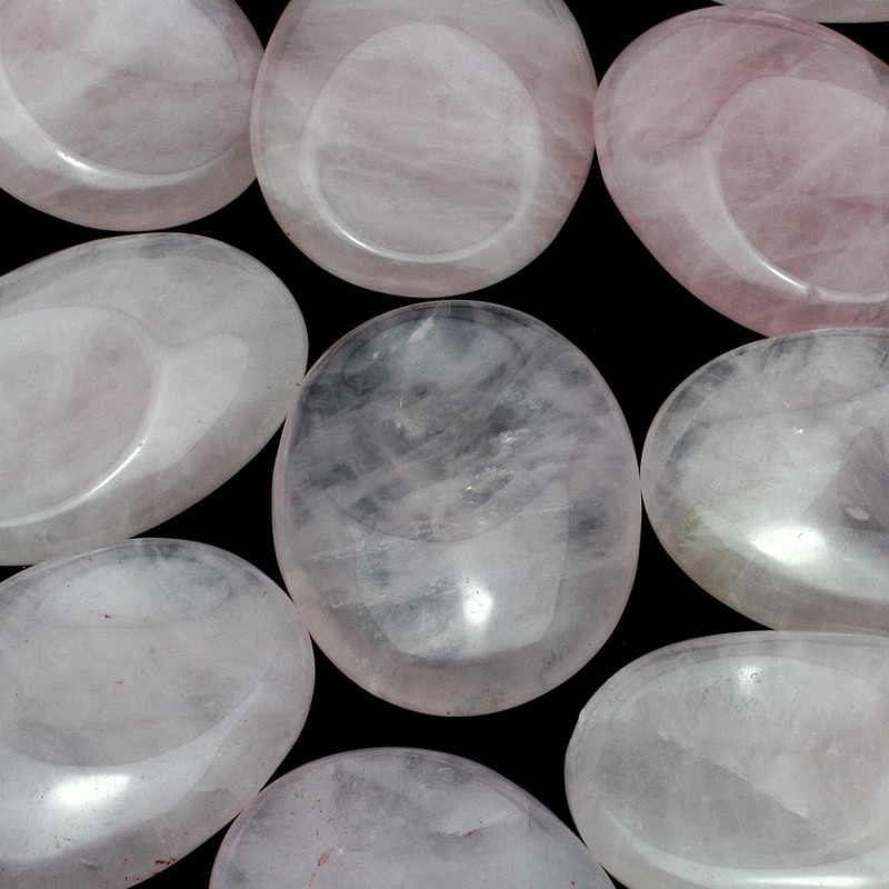 CrystalAge Rose Quartz Thumb Stone