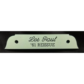 Gibson SG Guitar Tenon Cover Plate - Les Paul '61 Reissue - 2 ply White/Black