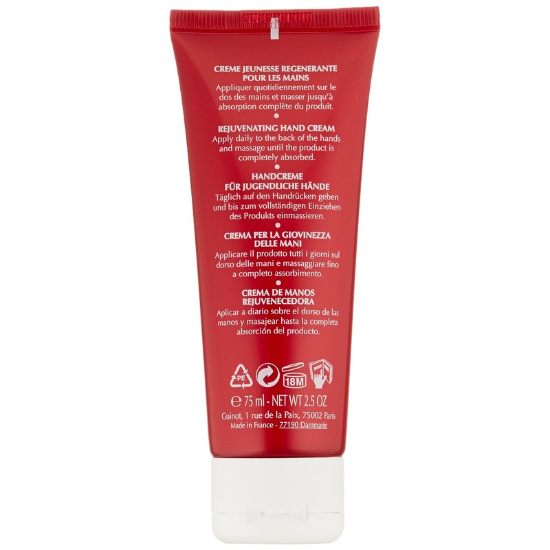 Guinot Longue Vie Mains Multi Action Vital Hand Care (Red