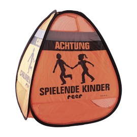 Reer 72470 3D-Straßenwarnschild, Spielende Kinder, Polyester