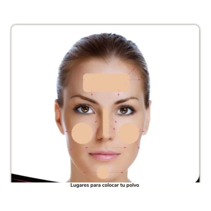 Polvo Maquillaje Compacto Para Rostro Bissú