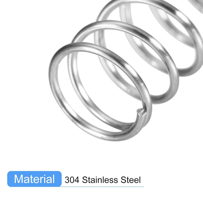 QUARKZMAN Pack of 5 Compression Spring 304 Stainless Steel Compression