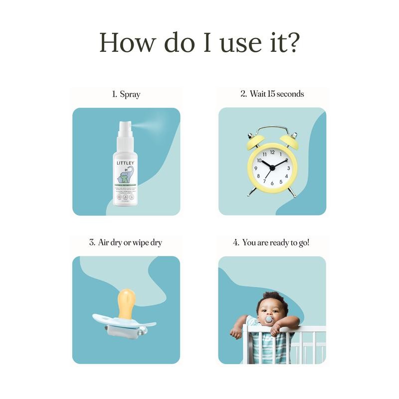 Think Smarter Products Littley 8oz Pacifier and Teether Cleaner by