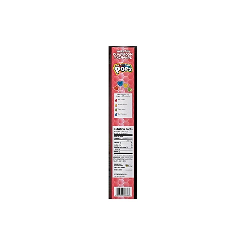 Bee International, Color Your Mouth Pops Pops, 6.9 Ounce