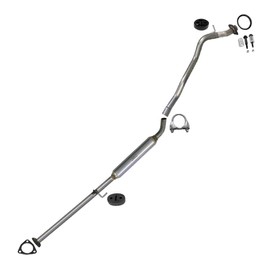 Exhaust Resonator Compatible for 1997-2001 Honda CR-V 2.0L | Stainless Steel | Northeastern Exhaust | Free Gaskets, Hangers, Bolt Kit, and Clamp Included | Automotive Replacement Part | Direct-Fit