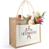 Tarklanda Jute Bag for Women, Gift Women's Jute Shopper Bag,