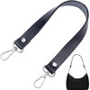 WADORN Leather Replacement Purse Strap, 37 cm Genuine Leather Bag