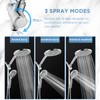 MakeFit Dual Handheld Shower Head Combo, 2-in-1 Rain Shower Heads