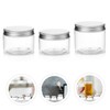 OATIPHO 3pcs Wide Mouth Cream Sample Jars Refillable Screw Makeup