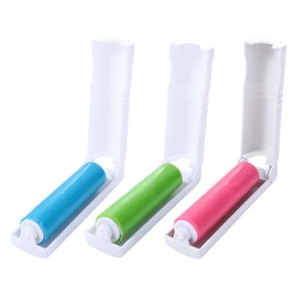 3Pcs Sticky Lint Roller Reusable Dust Cleaner Sticking Roller Washable Foldable Pet Hair Remover Practical Household Cleaning Tools for Clothes