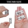 BuxiuGK 90 Degree Right Angle Buckle Hook Lock Bolt Stainless