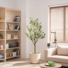 4FT Artificial Olive Tree, Indoor Faux Olive Tree Fake Potted