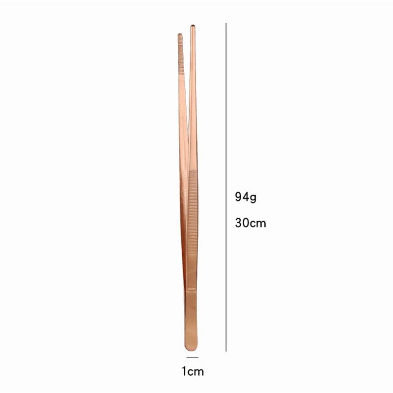 4 Pcs Stainless Steel Kitchen Chef Cooking Tweezers Precision Tongs