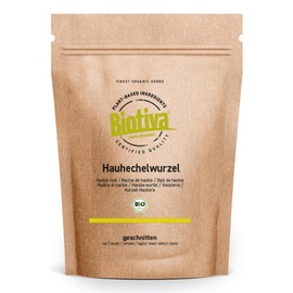 Ononis spinosa 100 % Natural Hauhechel Root Cut Organic 100 g Bottled and Controlled in Germany (DE-ÖKO-005) Biotiva