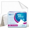 WhyWorry Extra Large Disposable Bed Pads 30" x 36", Super