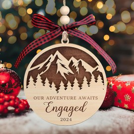 Christmas Ornaments 2024，Christmas Tree Ornaments Christmas Decoration Perfect Holiday Decor for Christmas Decorations for Home Office and Parties (Engagement)