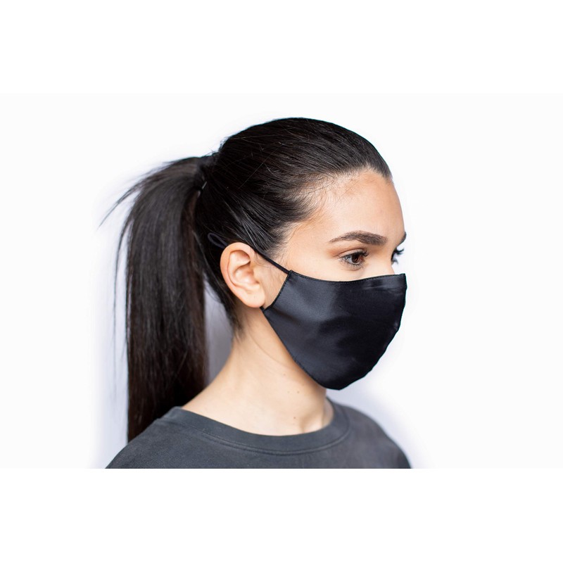 HABAC STUDIO - 100% Mulberry Silk Face Mask, Face Masks