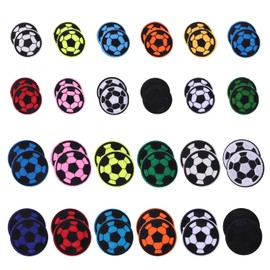 48Pcs Soccer Ball Embroidered Patches, Sports Iron and Sew On Applique Patches for Clothes Bag Hats Backpacks Jackets Shirt DIY Craft Repair