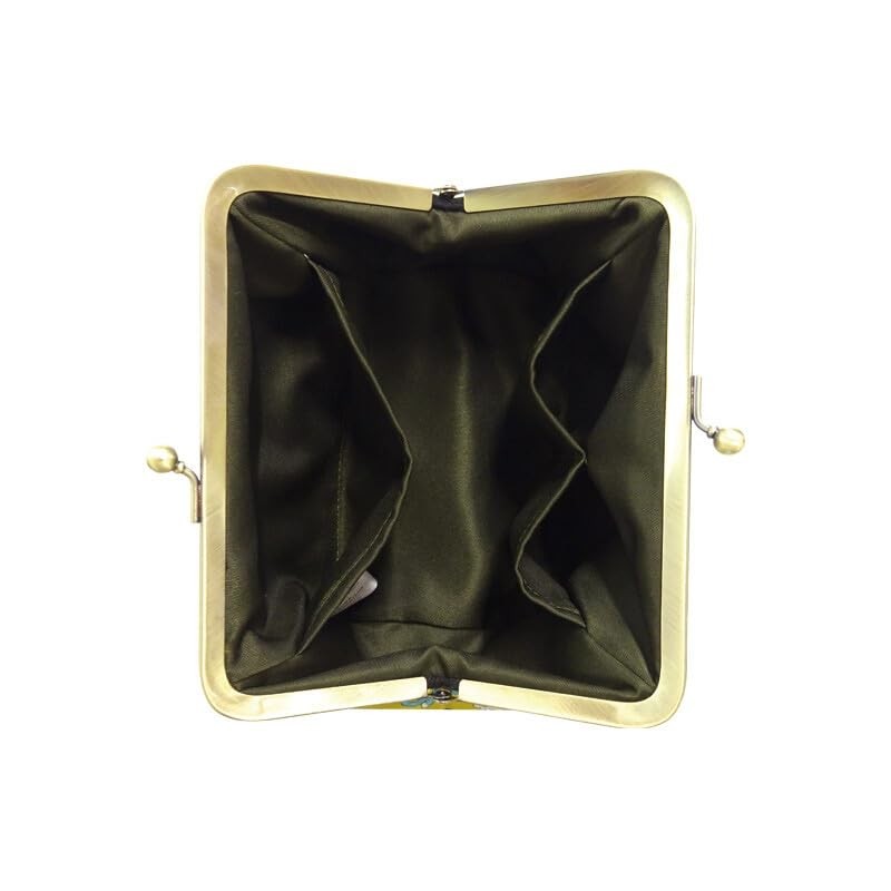 11 Piki Cats Jacquard Pouch Surprised Yellow