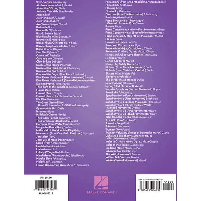 101 Classical Themes for Flute