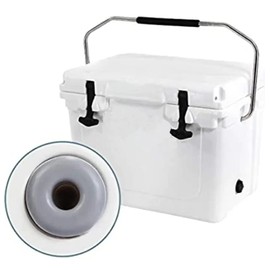 TRAPSKI Rack Replacement Cooler Feet | Common 20qt 45qt 65qt 110qt 145qt Cooler Rubber Feet for Coolers, Tundra Roadie Tank Hard Sided | Non-Slip Non-Scratch Rubber Feet, Gray (4 Pack)