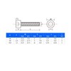 binifiMux 6pcs M8 x 80mm - 1.25mm Pitch Hex Socket
