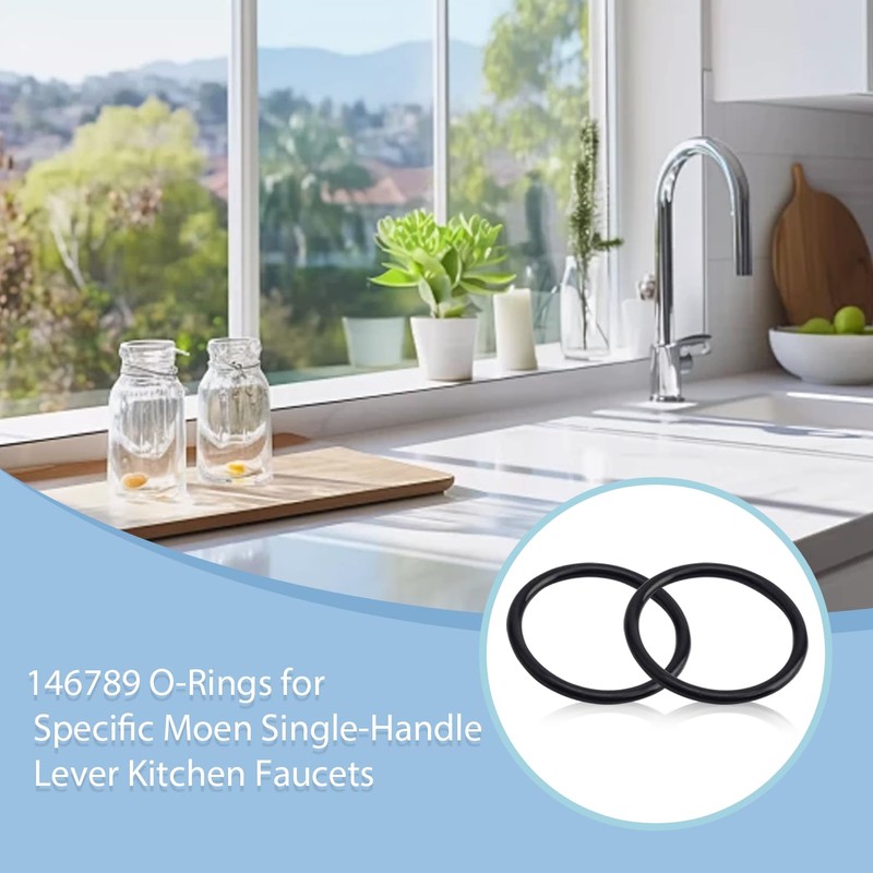 146789 O-Rings for Specific Moen Single-Handle Lever Kitchen Faucets (2