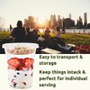 12 oz Clear Plastic Parfait Cups with Insert 3.25oz &