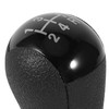 Gear Stick, ABS Comfortable 5 Speed Knob for Car (Black)