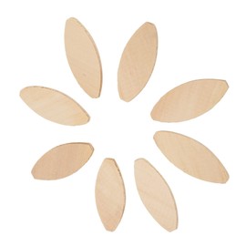 POCREATION Galletas para Unir Madera, 100 Piezas Galletas para Unir Madera Herramienta de Acoplamiento de Tablero de Madera para Carpintería (20#)