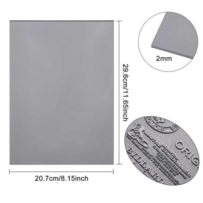 Creatorally Rubber Stamp for Laser, Stamp Rubber for Laser A4,