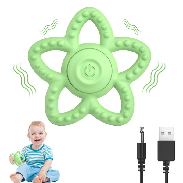 Vibrating Sensory Chew Toy - Dual Use Teethers for Babies