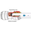 John Guest Equal Elbow 3/8 inch Tube OD x 3/8