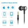 BACKWIN Auriculares intraurales con cable con control de volumen de