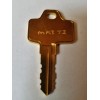 Fort/MATCO (1) FORT CompX Lock MATCO Tool Box Key Pre-Cut  to Key Code MAT-72 MAT 72