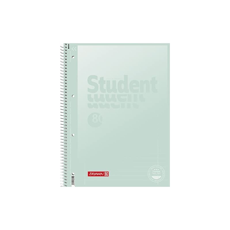 BRUNNEN College Notepad Premium Student "Pastel" A4 Pastel Colours (Random