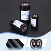 sourcing map CD60 Capacitor 108-130 UF/Mfd, 330 VAC CD60 Run