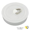 Citystores® 45mm White Bath Plug, 1-3/4" (45mm) Universal Fit for