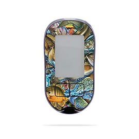 MightySkins Skin Compatible with Accu-Chek Aviva Plus - Action Fish Puzzle | Protective, Durable, and Unique Vinyl Decal wrap Cover | Easy to Apply, Remove, and Change Styles | Made in The USA