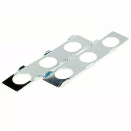 Hipshot NEW Hipshot VINTAGE 6-in-Line Locking Tuners 8.5mm Oval Keys LEFT-HANDED, NICKEL