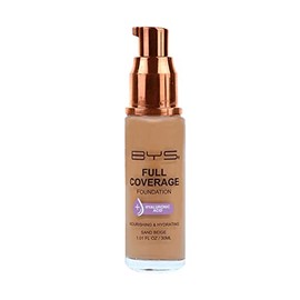 Base de maquillaje líquida de alta cobertura BYS Full Coverage Foundation Sand Beige