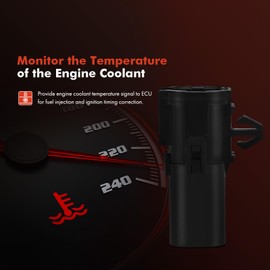 A-Premium Engine Coolant Temperature Sensor [2 Pins] Compatible with Nissan Juke 2011-2017, Cube 2009-2014