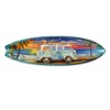 24-inch VW Surf Van at the Beach Wall Art, Handcrafted