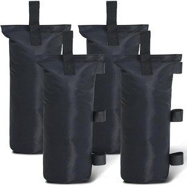 MILIMOLI 4 Pack Sand Bags for Canopy Weights - (Unfilled) Sand Bags for Canopy Legs-Sandbags for Pop up Canopy-Portable and Durable to Secure Tents, Canopies, and Umbrellas at Outdoor Events