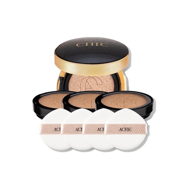 achic [1+3] Modern Black Label Cushion 15g, [Main Product] 02.
