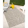 Unique Loom Outdoor Safari Collection Area Rug - Tsavo (3'