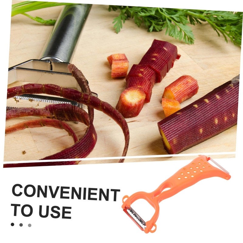 Mikinona 2pcs Stainless Steel Kitchen Peeler Versatile Fruit and Vegetable