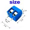 RUNCCI-YUN 5 mm 2 Pin PCB Mount Screw Terminal Block
